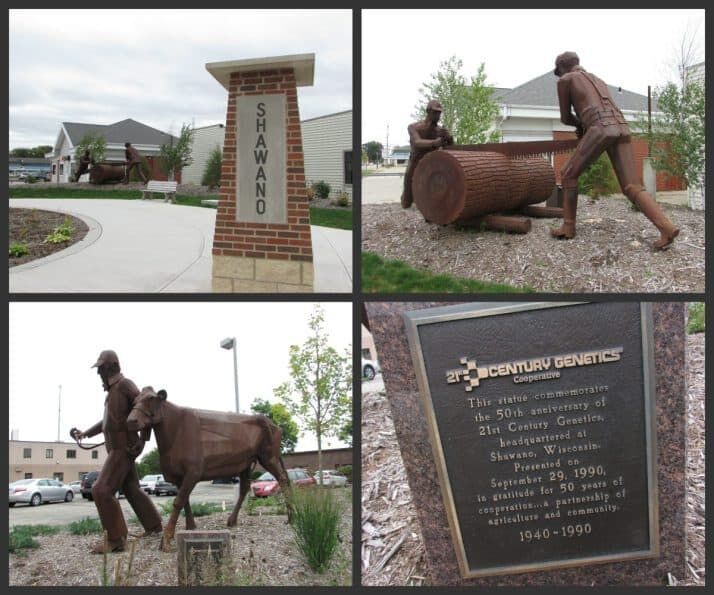 Shawano statues